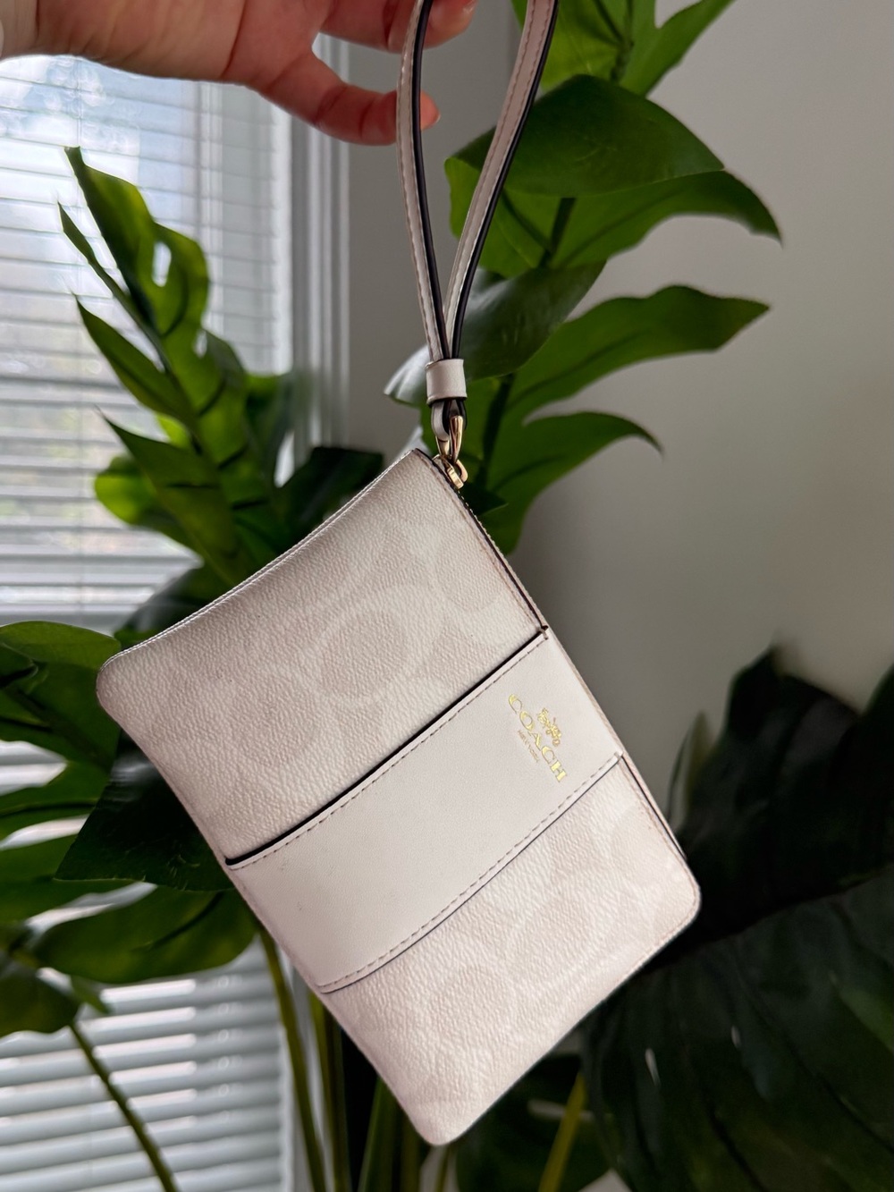 Coach Signature Wristlet